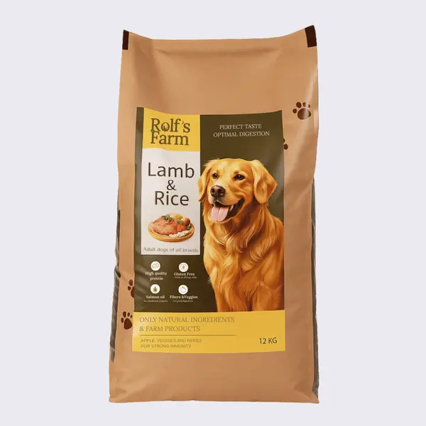 Rolf’s Farm Adult Lamb&Rice – храна за кучета над 1 година с агне и ориз, 12 кг
