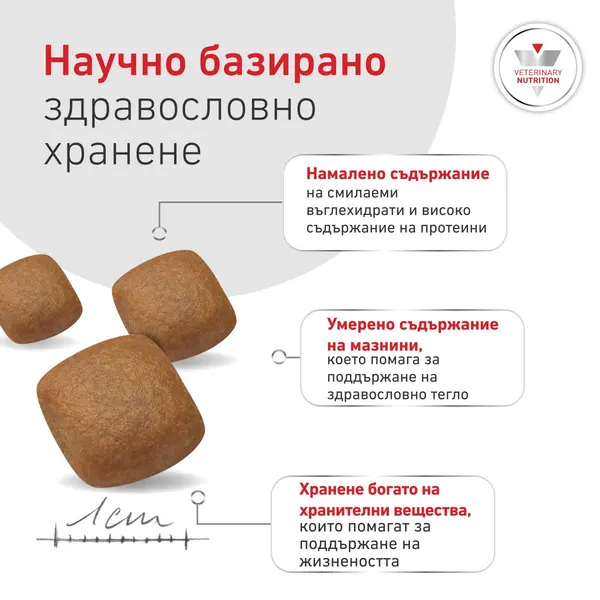 Royal Canin VHN Glycobalance -  Пълноценна диетична храна за кучета за pегулиране нивата на кръвна захар (диабет) -  1,5 кг