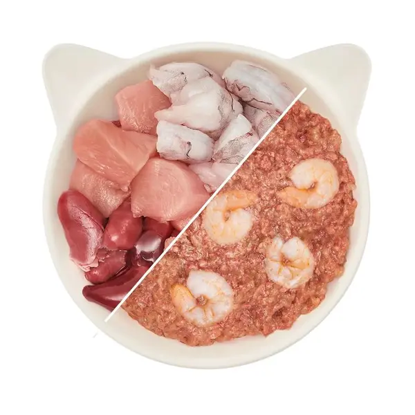WOW Cat Adult Paté Chicken & Prawn - Пастет за котки с пилешко и скариди - консерва 200 г