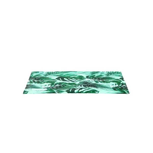 FreeDog Cool Bed Sabana - охлаждащо легло с пяна - зелени листа