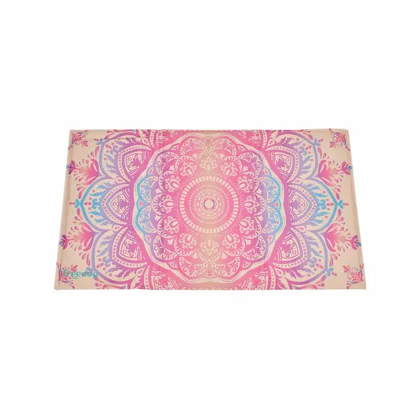 FreeDog Cool Bed Mandala Beige - охлаждащо легло с пяна - мандала