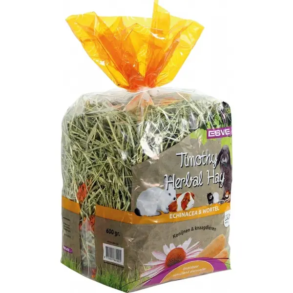 ESVE Timothy Hay - сено от тимотейка с ехинацея и моркови, 600 г