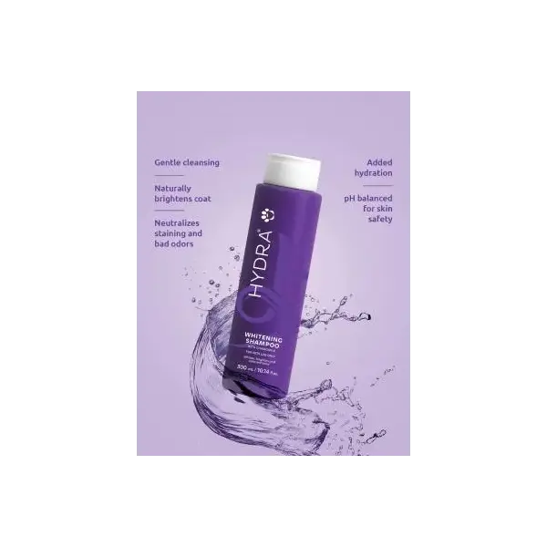 Hydra Retail Whitening Shampoo - Избелващ шампоан за кучета и котки с бяла и светла козина, 300 мл
