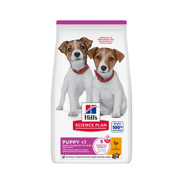 Hill's Science Plan Canine Small&Mini Puppy Chicken суха храна за кучета малки породи 0.300 kg