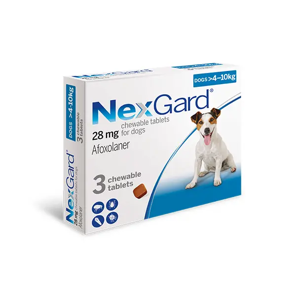 NexGard S - 2-4 кг. - 2 КУТИИ х 3 ТАБЛЕТКИ