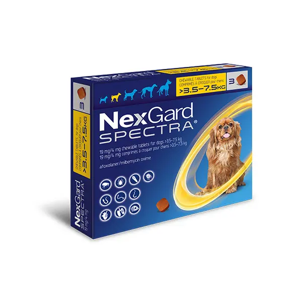 NexGard Spectra L - 15-30 кг - 2 КУТИИ х 3 ТАБЛЕТКИ