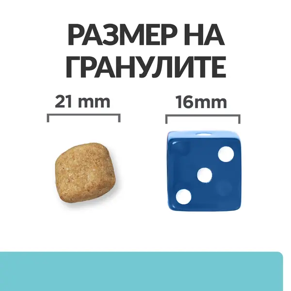 Hill's PRESCRIPTION DIET t/d Mini Dental Care - лечебна суха храна за зъбна хигиена, намалява образуването на плака и зъбен камък, с пилешко - 3 кг.