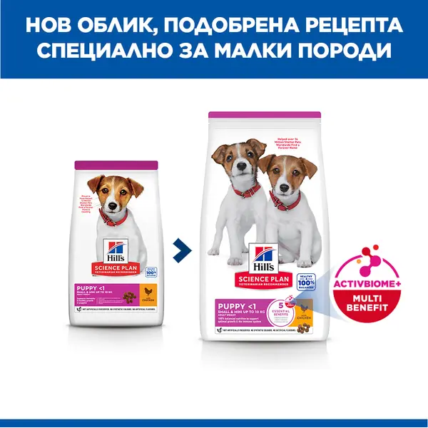 Hill's Science Plan Canine Small&Mini Puppy Chicken суха храна за кучета малки породи 0.300 kg