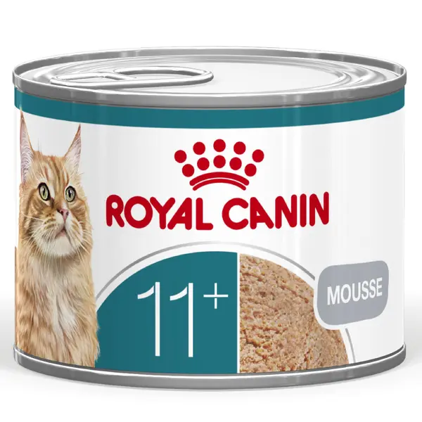 Roayl Canin Aheing 11+ Mousse - Пълноценна мокра храна за котки над 11 години - ултра мек мус - консерва 85 г