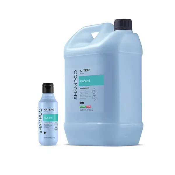 Artero Tsunami Shampoo - Супер почистващият шампоан, който щади кожата, 100mL