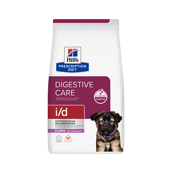 Hill's PRESCRIPTION DIET i/d PUPPY Digestive Care - лечебна суха храна за кученца с храносмилателни разстройства, с пилешко - 12 кг