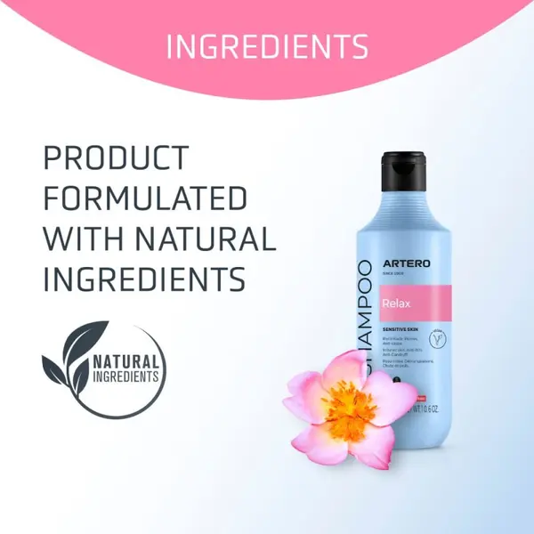 Artero Relax Dermis Plus - хипоалергенен шампоан, 300mL