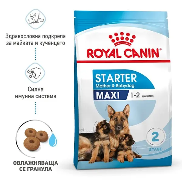 Royal Canin Maxi Starter - суха храна за подрастващи кучета