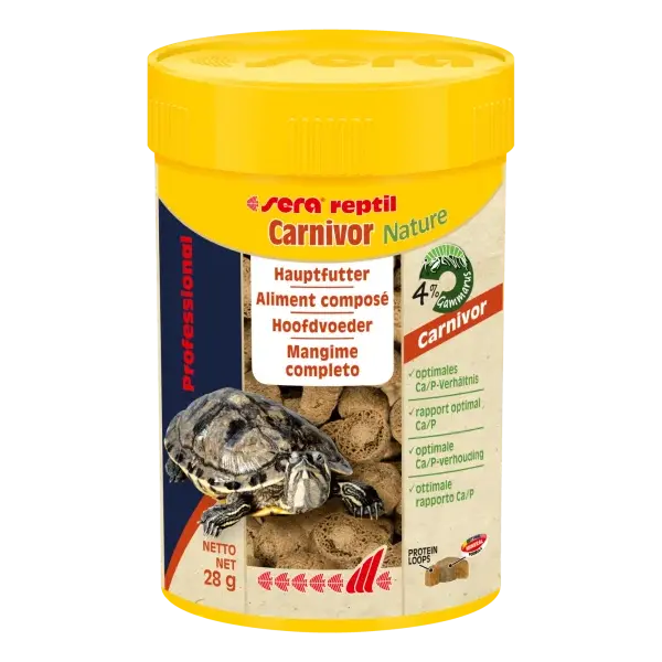 sera Reptil Professional Carnivor Nature за месоядни, 100 мл