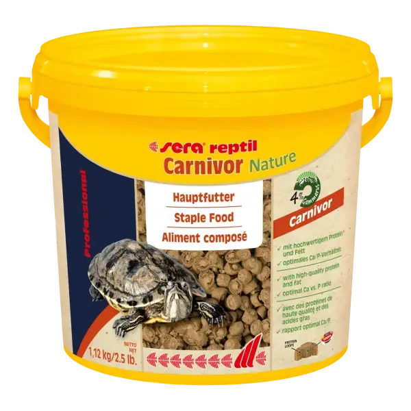 sera Reptil Professional Carnivor Nature за месоядни, 3 800 мл