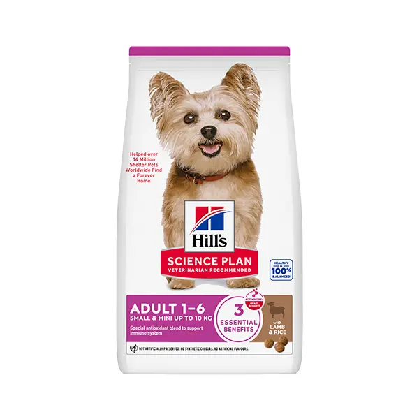Hill's Science Plan Canine Adult Small&Mini Lamb - храна за кучета от малките породи с агнешко и ориз - 1.5кг