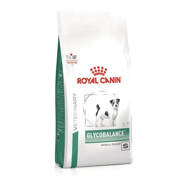 Royal Canin VHN Glycobalance Small Dog - Пълноценна диетична храна за кучета от дребни породи за pегулиране нивата на кръвна захар (диабет) - 1,5 кг