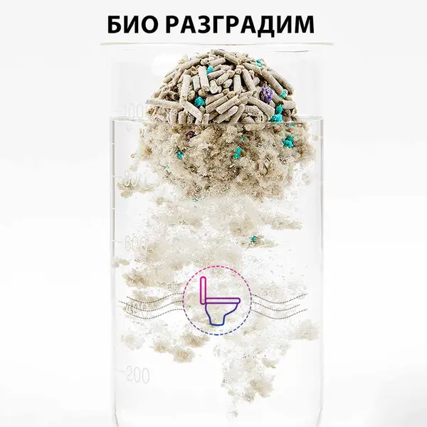 Petkit 5 в 1 разтворима смесена котешка постелка - 3,6 кг