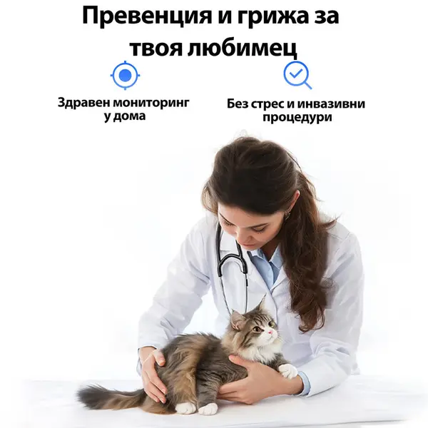 Petkit Urine Monitor 5 в 1 котешка постелка с pH тест - 2,4 кг