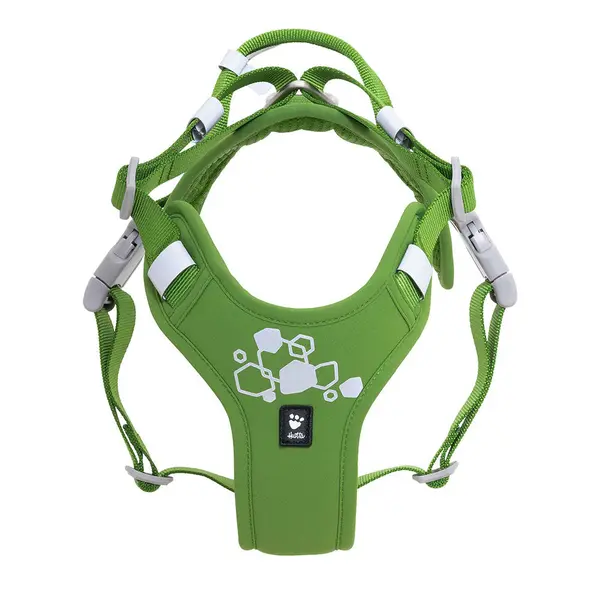 Hurtta Weekend Warrior ECO Harness Raven - Ергономичен нагръдник от еко материали, цвят черен