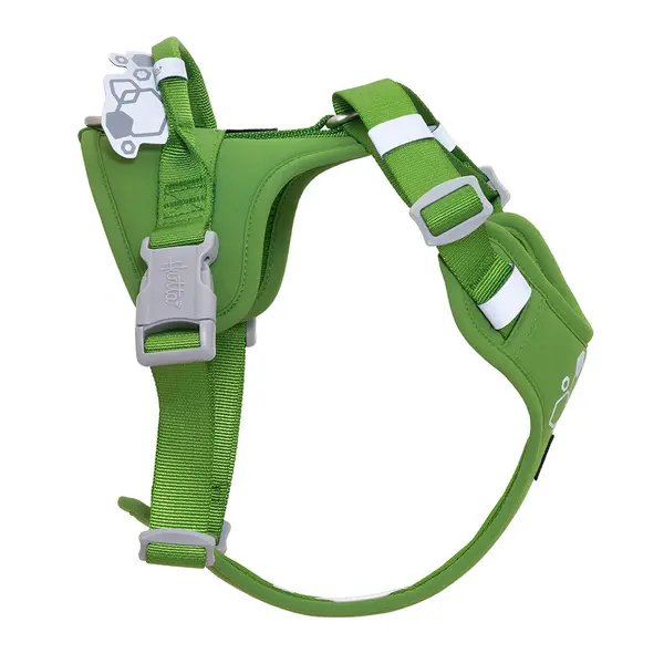 Hurtta Weekend Warrior ECO Harness Parsley - Ергономичен нагръдник от еко материали, цвят магданоз