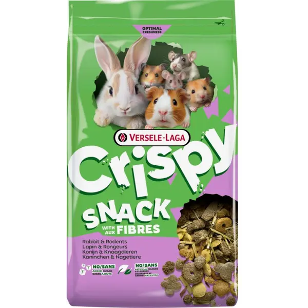 Versele-Laga Crispy Snack Fibres - храна с фибри за гризачи