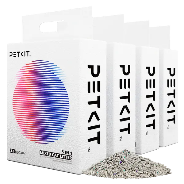 Petkit 5 в 1 разтворима смесена котешка постелка - 3,6 кг