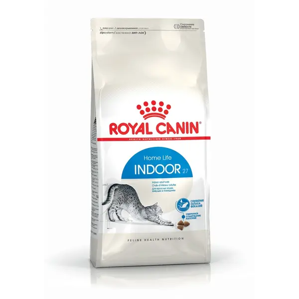 Royal Canin Indoor - суха храна за котки , 10 кг + ПОДАРЪК INDOOR 12x85g