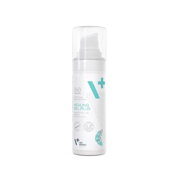 Vet Expert Healing Gel Plus - хидрогел, подпомагащ заздравяването на рани, 30 мл