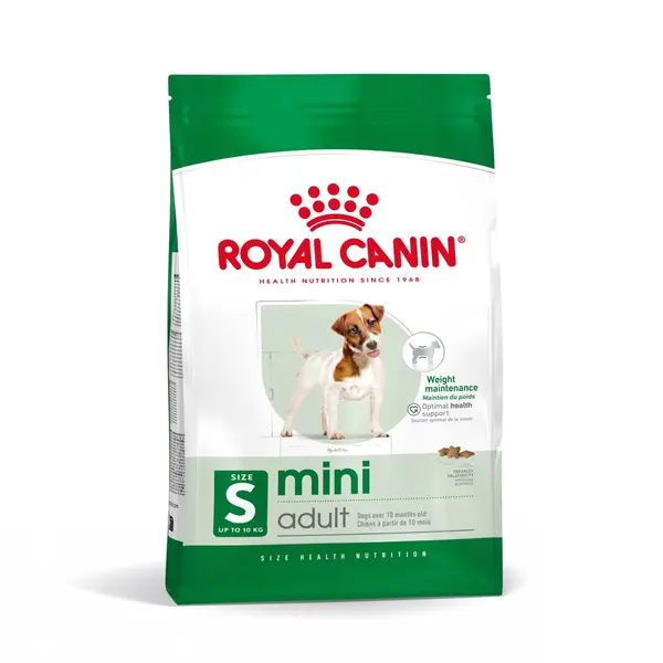 Royal Canin Mini Adult - суха храна за израснали кучета от малките породи, 8 кг + ПОДАРЪК MINI ADULT POUCH 12x85g