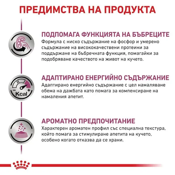 Royal Canin Renal Dog -  лечебна мокра храна за кучета с бъбречна недостатъчност - 410 г