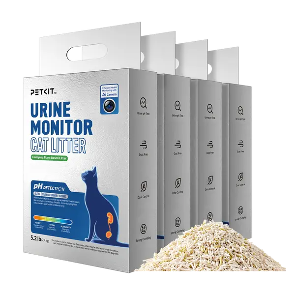 Petkit Urine Monitor 5 в 1 котешка постелка с pH тест - 2,4 кг