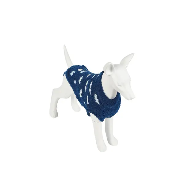 FreeDog Cloudy Sweater BLUE - пуловер за куче, син на облачета