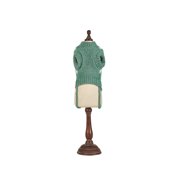 FreeDog Cloudy Sweater GREEN - пуловер за куче, зелен на облачета