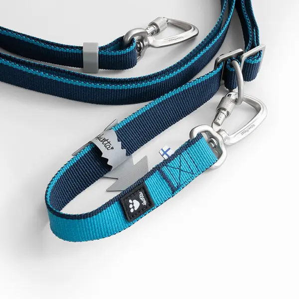 Hurtta Multilong Leash - Дълъг повод закучета, цвят сив, 100 - 300 см / 20 мм