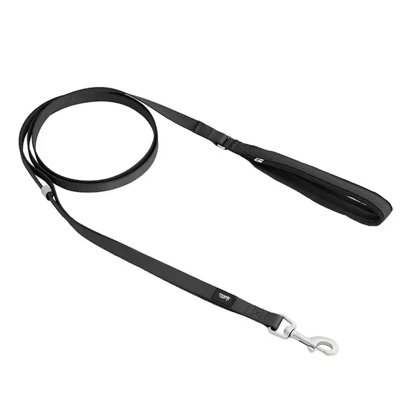 Hurtta Seeker Standard Leash - Повод за кучета , цвят черен, 180 см/15 мм