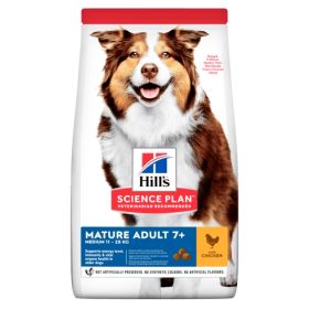 Hill's Science Plan Canine Adult Mature Medium Chicken - храна за кучета от средни породи над 7г - 2.5 кг.