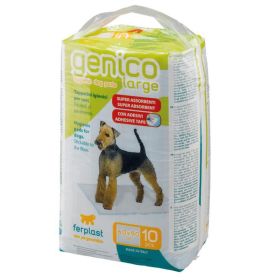 GENICO LARGE (x10)-абсорбиращи подложки (пелени) със самозалепваща се за пода лента за бебета и за възрастни кучета-10бр. в пакет 60x90cm