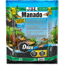 JBL Manado Dark - натурален субстрат с тъмен цвят за филтрация на водата и подхранване растежа на растенията в аквариума