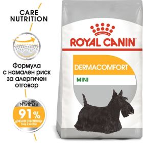 Royal Canin Mini Dermacomfort  - суха храна за кучета с кожни раздразнения