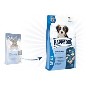 Happy Dog Mini Baby & Junior суха храна за подрастващи кучета малка порода 