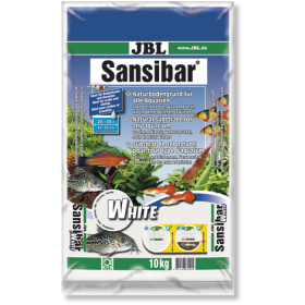 JBL Sansibar WHITE 10 кг - фин, бял субстрат за сладководни и соленоводни аквариуми и териариуми