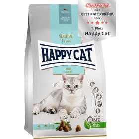 Happy Cat Sensitive Adult Light - суха диетична храна за котки