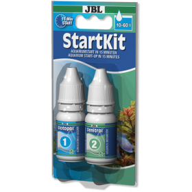 JBL StartKit  2x15 мл - Комплект от бактериален активатор и препарат за стабилизиране на водата на сладководни аквариуми