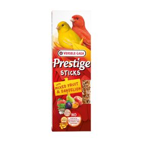 Versele-Laga Prestige Sticks Canaries with Mixed Fruit & Dandelion  2 бр х 30 гр - 2 бр. стикове за канарчета с плодове и глухарче, 60 гр