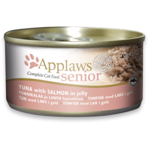 Applaws Senior Tuna with Salmon In Jelly 70 g - Риба тон и сьомга в желе за възрастни котки над 7 години 