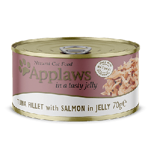 Applaws Tuna Fillet With Salmon In Jelly - месни хапки  риба тон и сьомга в желе 