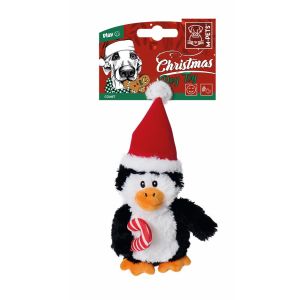 M-pets Christmas Penguin - Играчка за кучета плюшен коледен пингвин 20 см