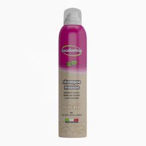 Inodorina Shampoo Mousse - Деликатен мус-шампоан за сухо почистване 300 мл. 