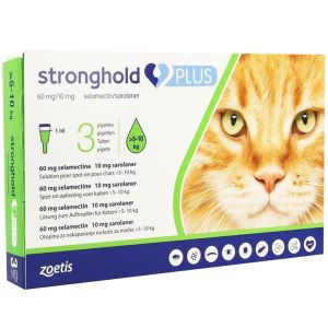 Stronghold Plus 30 mg. - за котки с тегло над 5 кг- 3 пипети